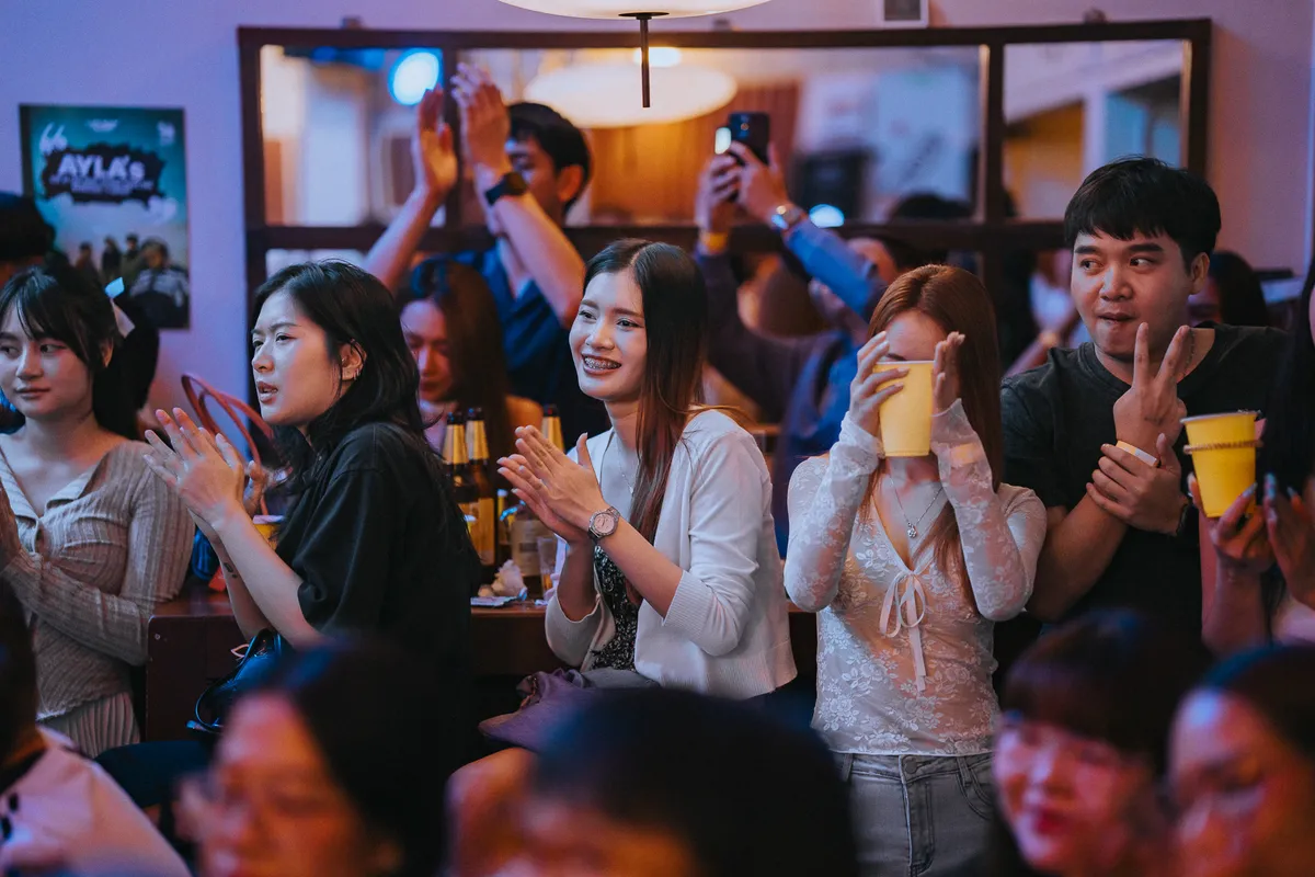 Photo 36 of 172 — AYLA's live at LATE NIGHT TALKING MUSIC BAR Chiang Mai · presented by Singha Corporation