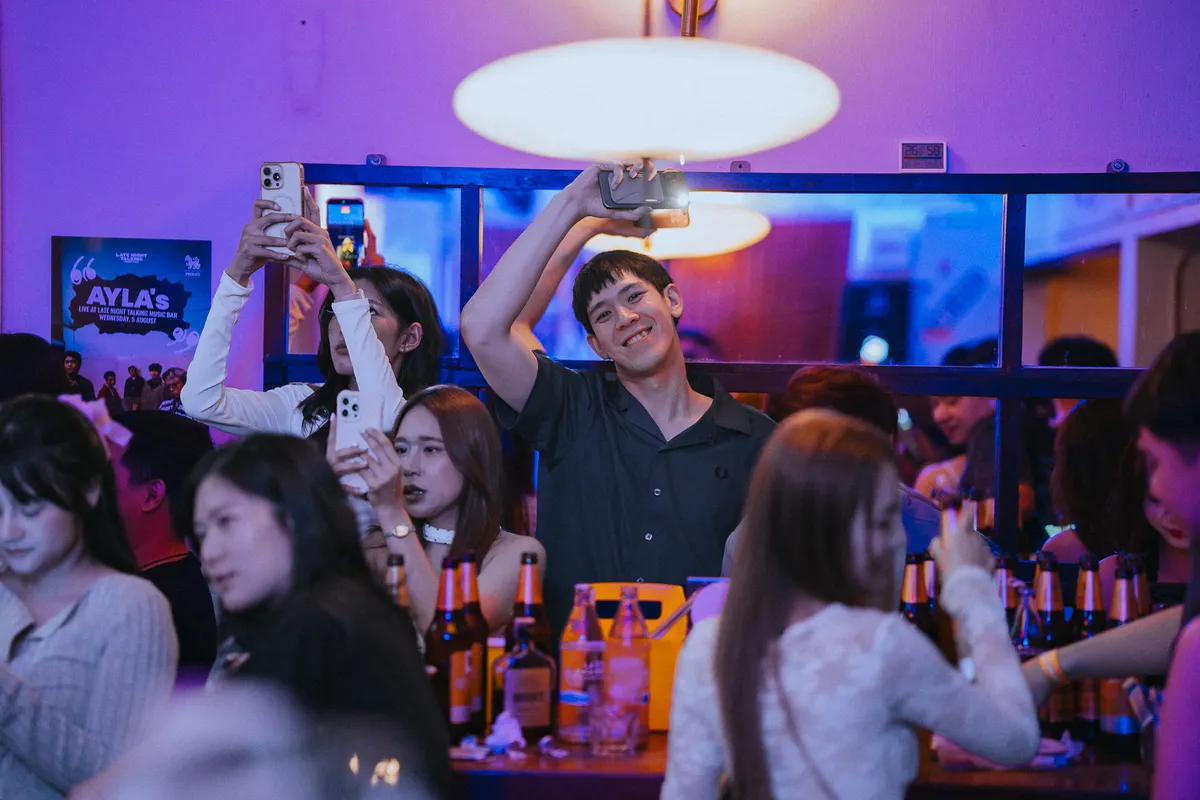 Photo 43 of 172 — AYLA's live at LATE NIGHT TALKING MUSIC BAR Chiang Mai · presented by Singha Corporation