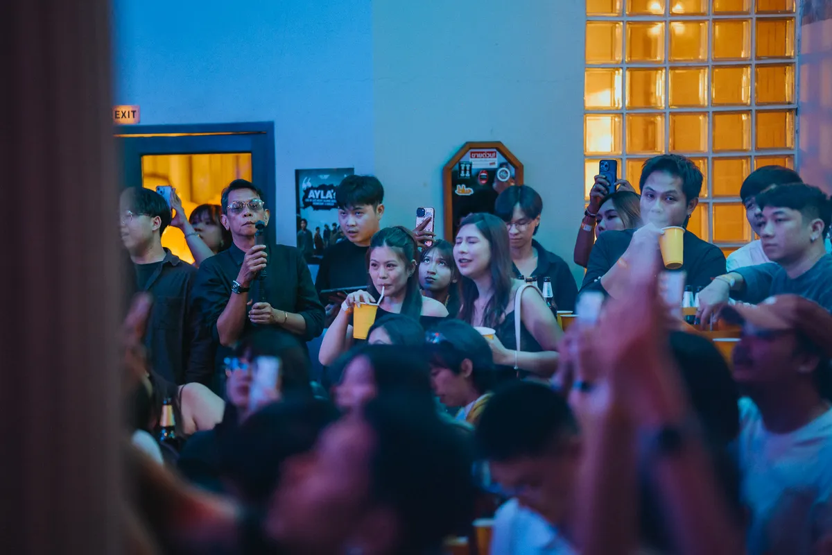 Photo 64 of 172 — AYLA's live at LATE NIGHT TALKING MUSIC BAR Chiang Mai · presented by Singha Corporation