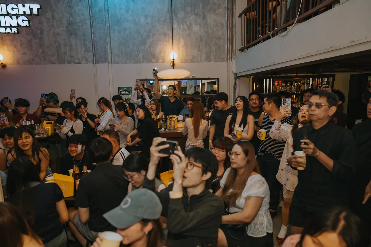 Photo 85 of 172 — AYLA's live at LATE NIGHT TALKING MUSIC BAR Chiang Mai · presented by Singha Corporation