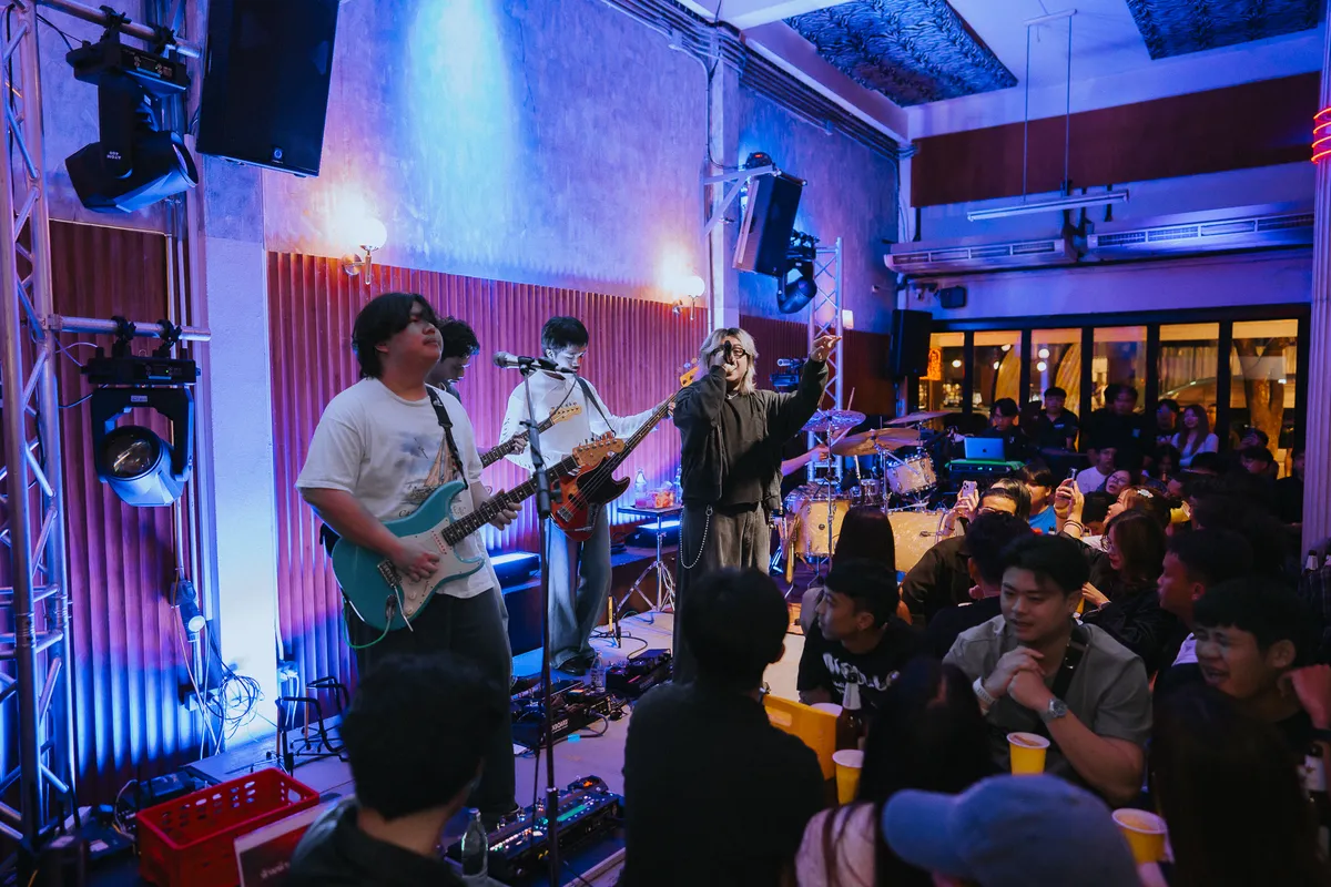 Photo 102 of 172 — AYLA's live at LATE NIGHT TALKING MUSIC BAR Chiang Mai · presented by Singha Corporation