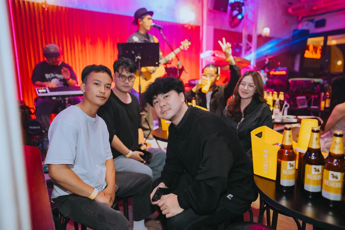 Photo 170 of 172 — AYLA's live at LATE NIGHT TALKING MUSIC BAR Chiang Mai · presented by Singha Corporation